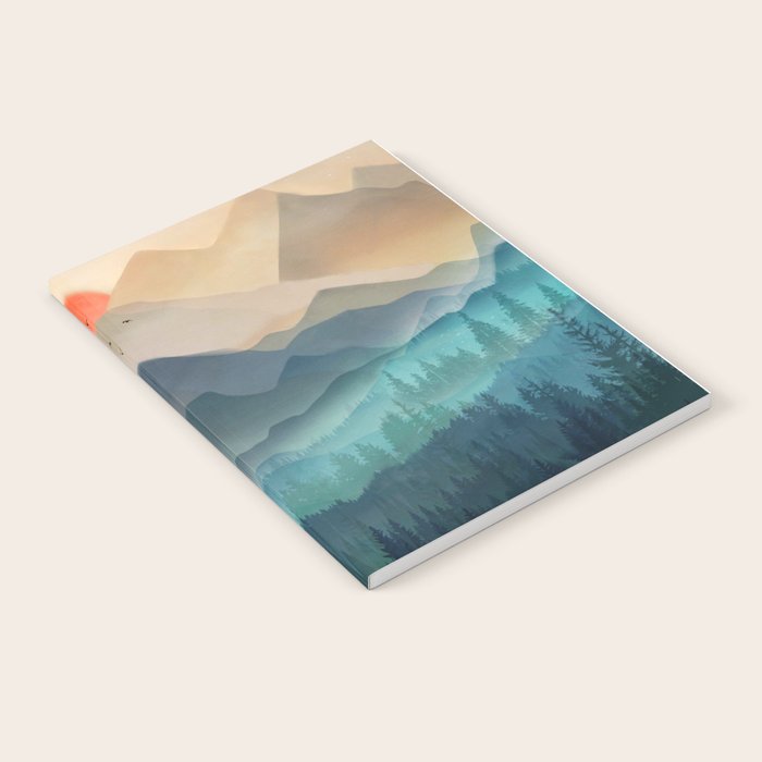 Wilderness Becomes Alive at Night Notebook Gallery Image 1