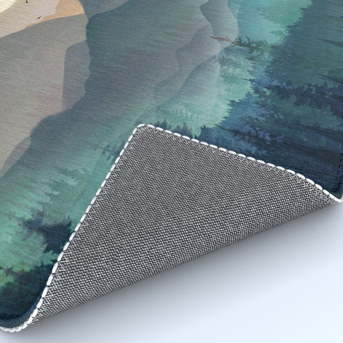 Wilderness Becomes Alive at Night Rug Gallery Image 4