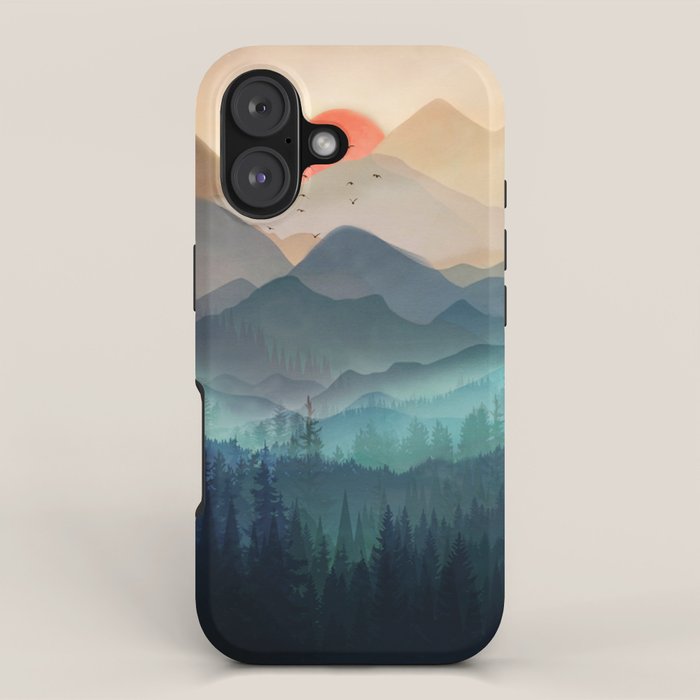 Wilderness Becomes Alive at Night iPhone Case Gallery Image 1