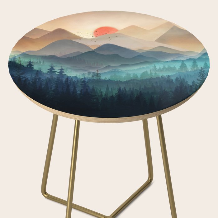 Wilderness Becomes Alive at Night Side Table Gallery Image 2