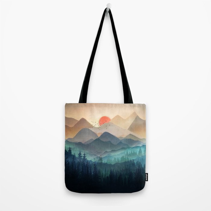 Wilderness Becomes Alive at Night Tote Bag Gallery Image 2