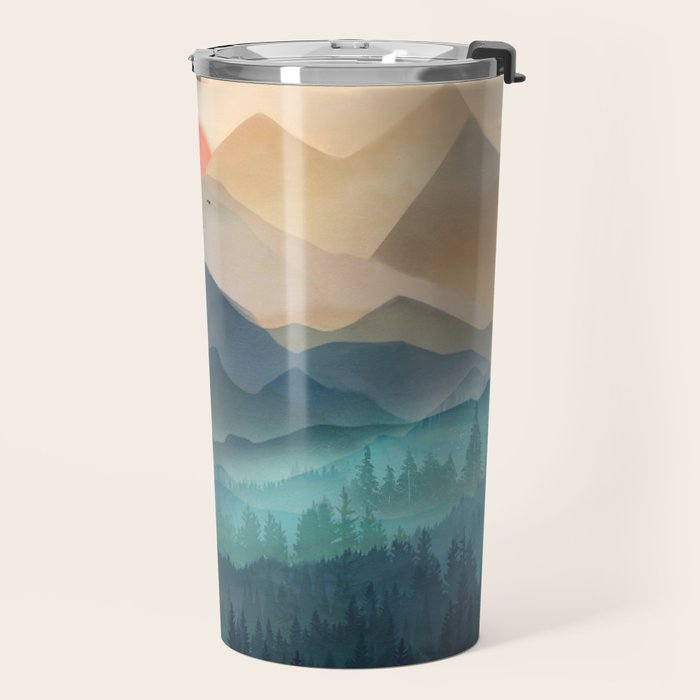 Wilderness Becomes Alive at Night Travel Mug Gallery Image 2
