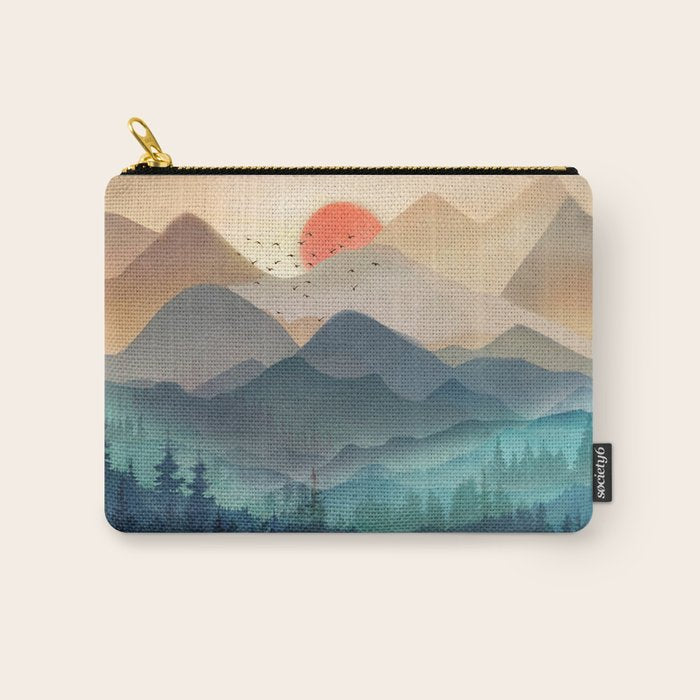Wilderness Becomes Alive at Night Carry All Pouch Gallery Image 1