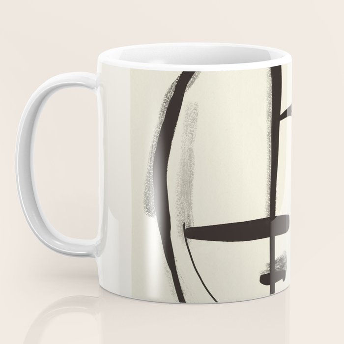 Modern Abstract Art Face 18 Coffee Mug Gallery Image 3