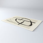 Modern Abstract Art Face 18 Rug Gallery Image 3