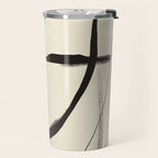 Modern Abstract Art Face 18 Travel Mug Gallery Image 2