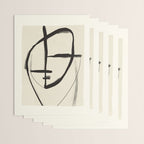Modern Abstract Art Face 18 Wrapping Paper Gallery Image 3
