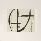 Modern Abstract Art Face 18 Welcome Mat Gallery Image 1