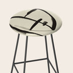 Modern Abstract Art Face 18 Stool Gallery Image 2