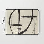 Modern Abstract Art Face 18 Laptop Sleeve Gallery Image 1
