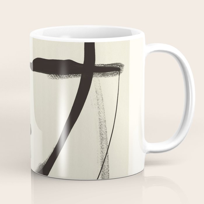 Modern Abstract Art Face 18 Coffee Mug Gallery Image 1