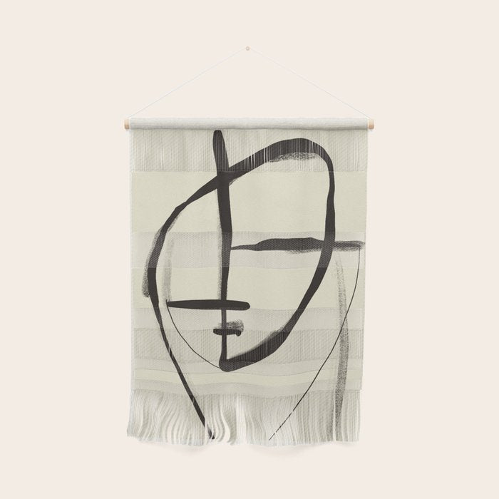 Modern Abstract Art Face 18 Wall Hanging Gallery Image 1