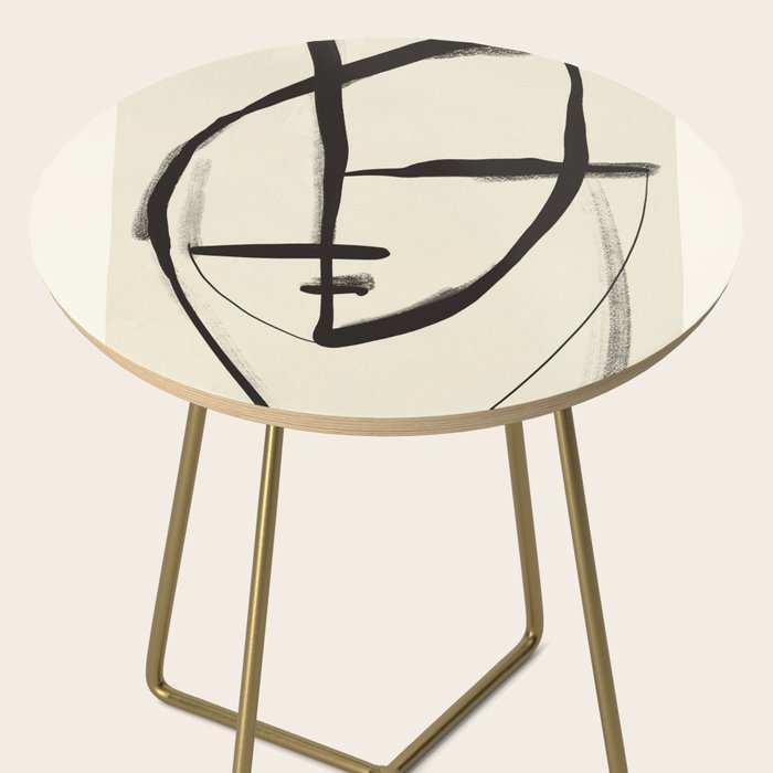 Modern Abstract Art Face 18 Side Table Gallery Image 2