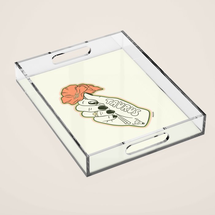TAURUS IN NATURE Acrylic Tray Gallery Image 1