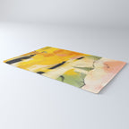landscape abtract - paysage jaune Rug Gallery Image 3