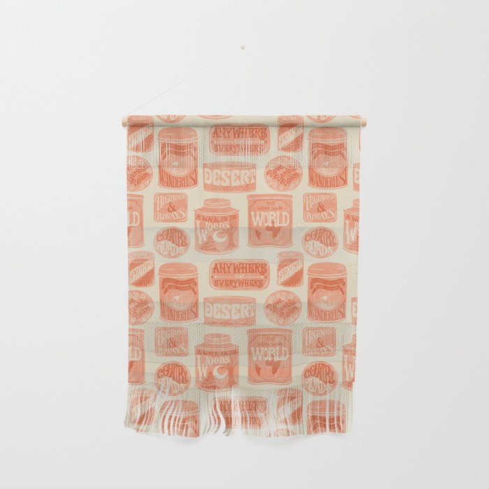 Vagabondâs Cupboard - peach and cream Wall Hanging Gallery Image 1
