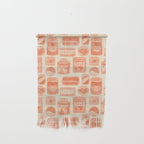 Vagabondâs Cupboard - peach and cream Wall Hanging Gallery Image 1