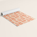Vagabondâs Cupboard - peach and cream Yoga Mat Gallery Image 2