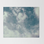 Soft Dreamy Cloudy Sky Throw Blanket Gallery Image 2