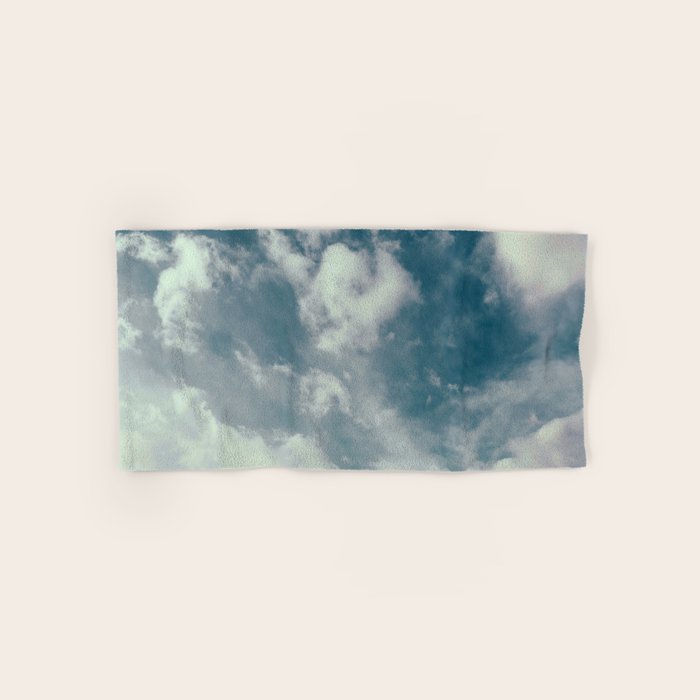 Soft Dreamy Cloudy Sky Bath Towel Gallery Image 1