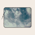 Soft Dreamy Cloudy Sky Laptop Sleeve Gallery Image 1