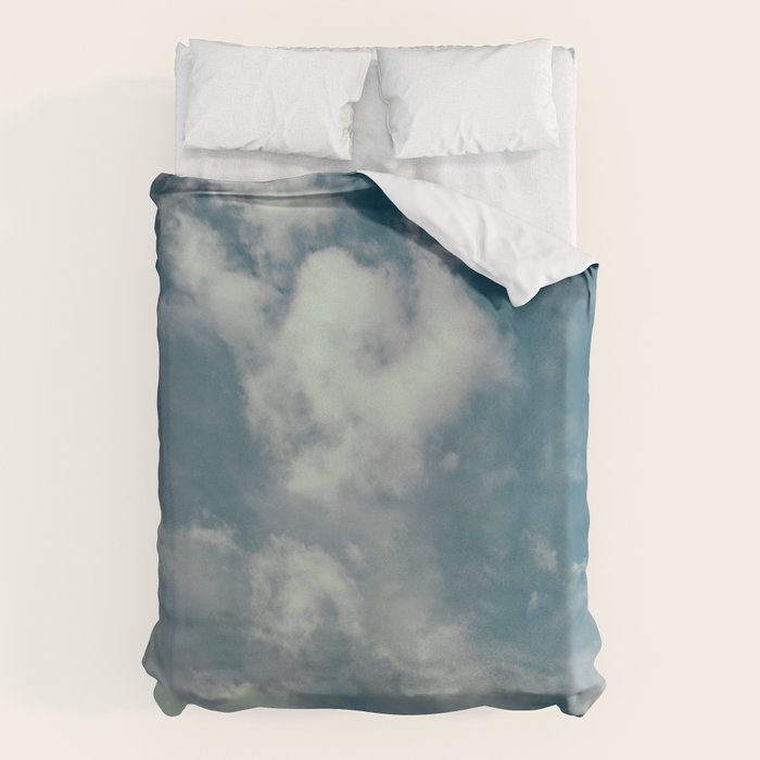 Soft Dreamy Cloudy Sky Duvet Cover Gallery Image 6