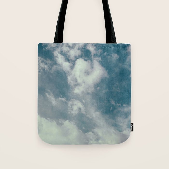 Soft Dreamy Cloudy Sky Tote Bag Gallery Image 1