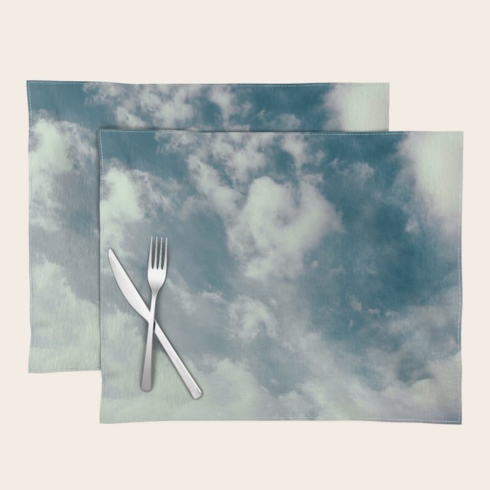 Soft Dreamy Cloudy Sky Placemat Gallery Image 1