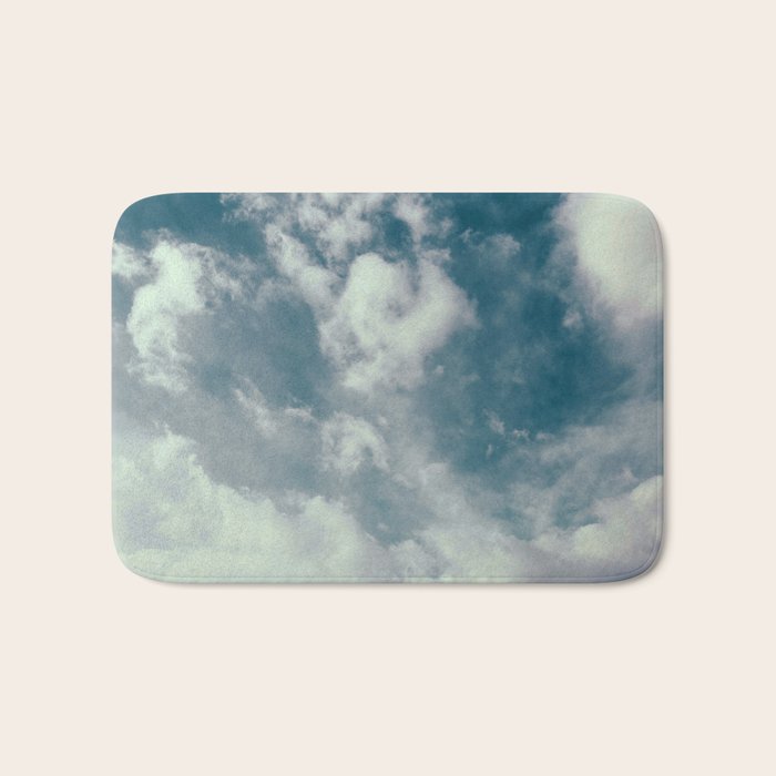 Soft Dreamy Cloudy Sky Bath Mat Gallery Image 1