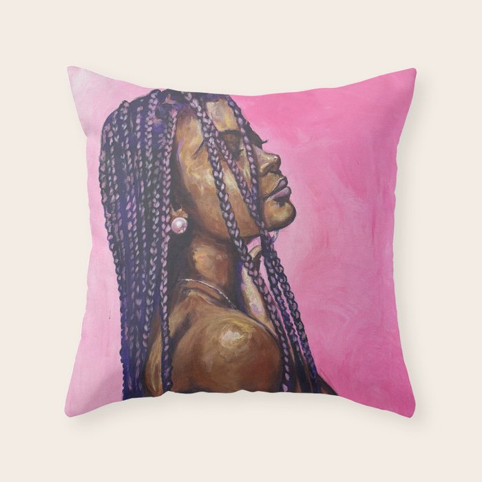 Naturally Mawhero Throw Pillow Gallery Image 1