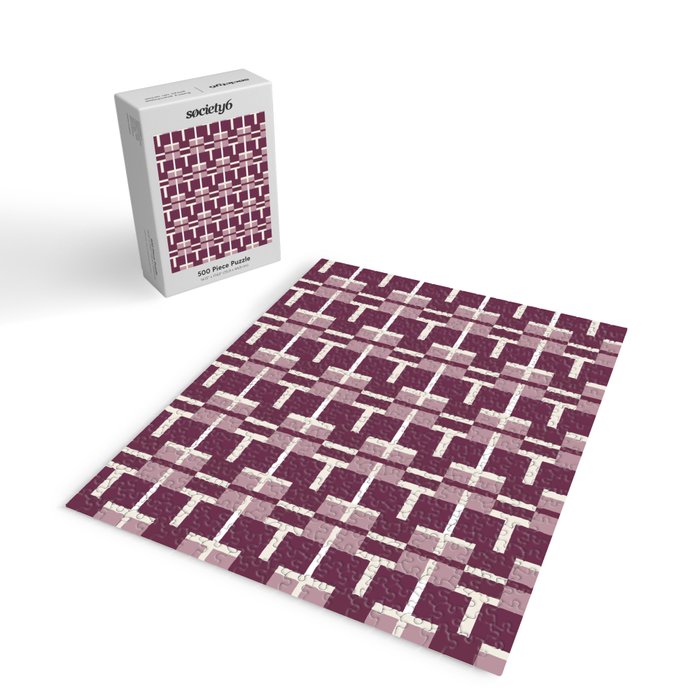 Vintage Geometric Harmony Jigsaw Puzzle Gallery Image 2
