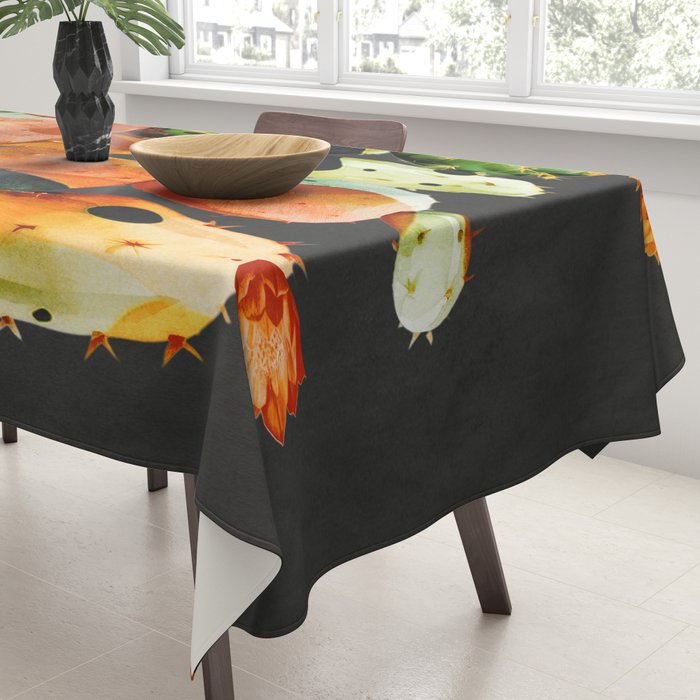 Abstract Modern Cactus 2 Tablecloth Gallery Image 3