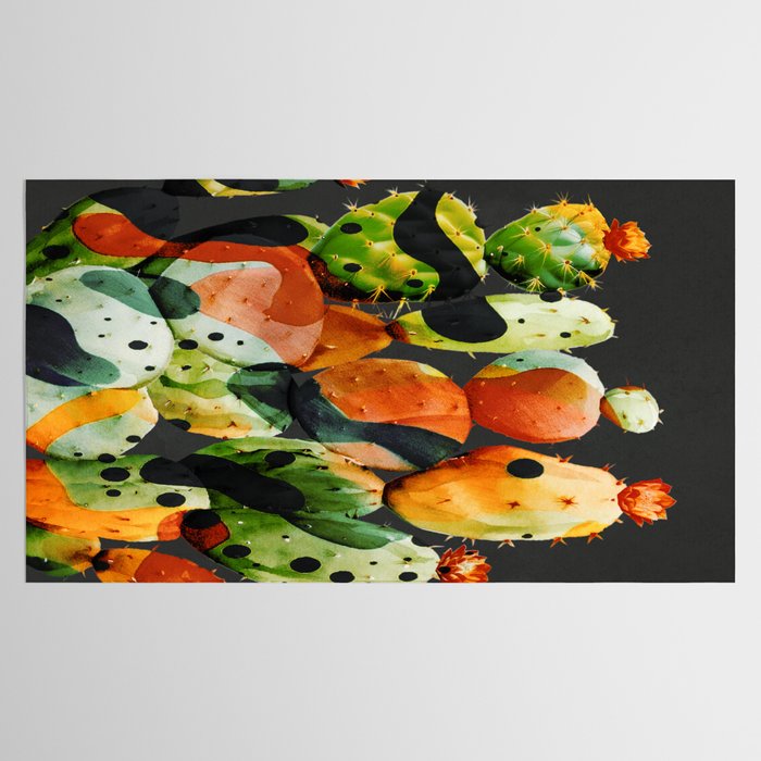 Abstract Modern Cactus 2 Tablecloth Gallery Image 2