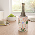 Oh, Daisy! Peach, off-white, purple and green Wine Chiller Gallery Image 4