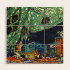 Scheherazade Rimsky-Korsakov Ballet Léon Bakst Wood Wall Art Gallery Image 1