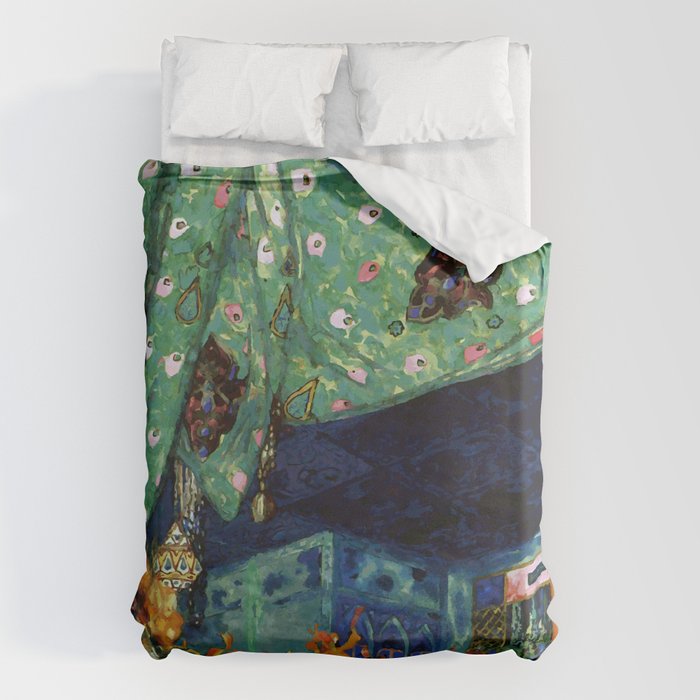 Scheherazade Rimsky-Korsakov Ballet Léon Bakst Duvet Cover Gallery Image 1
