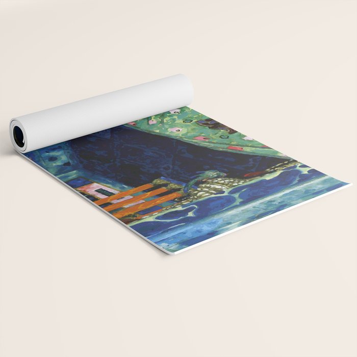 Scheherazade Rimsky-Korsakov Ballet Léon Bakst Yoga Mat Gallery Image 2