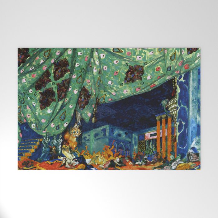 Scheherazade Rimsky-Korsakov Ballet Léon Bakst Welcome Mat Gallery Image 1
