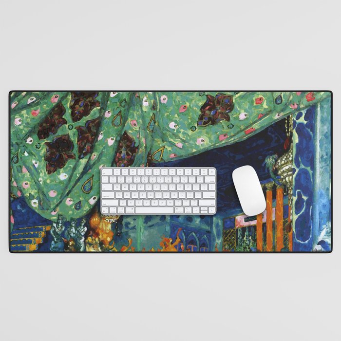 Scheherazade Rimsky-Korsakov Ballet Léon Bakst Desk Mat Gallery Image 1