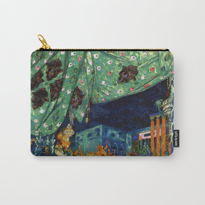 Scheherazade Rimsky-Korsakov Ballet Léon Bakst Carry All Pouch Gallery Image 1
