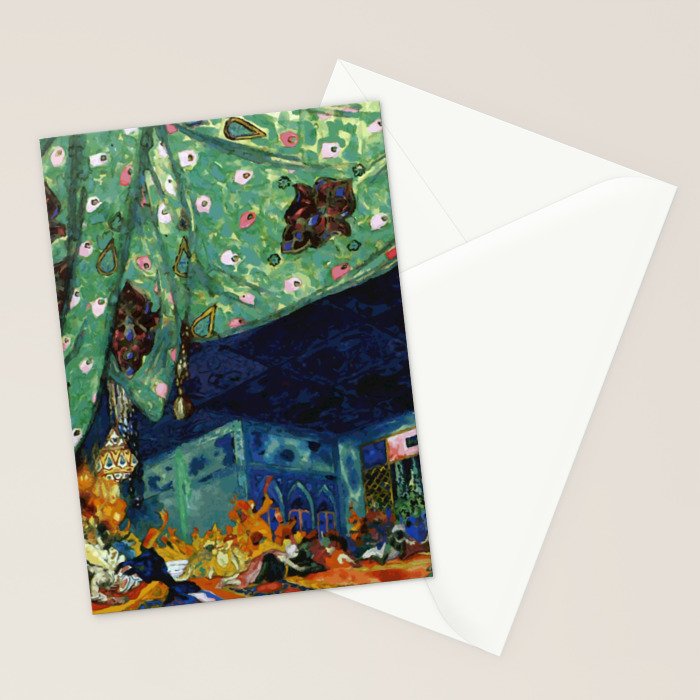 Scheherazade Rimsky-Korsakov Ballet Léon Bakst Stationery Card Gallery Image 2