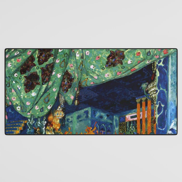Scheherazade Rimsky-Korsakov Ballet Léon Bakst Desk Mat Gallery Image 3