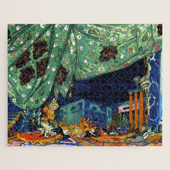 Scheherazade Rimsky-Korsakov Ballet Léon Bakst Jigsaw Puzzle Gallery Image 1