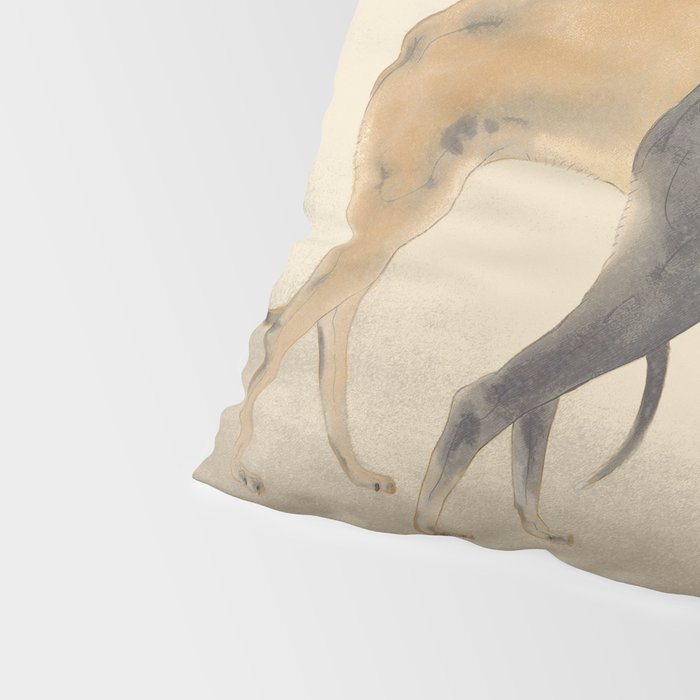 Two Sighthounds Pillow Sham Gallery Image 4