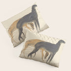 Two Sighthounds Pillow Sham Gallery Image 3