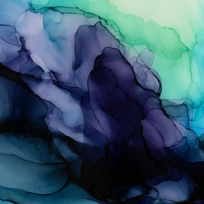 Sweet Pea Pastel Abstract Chaos | Calming Fluid Art Coffee Mug Gallery Image 2