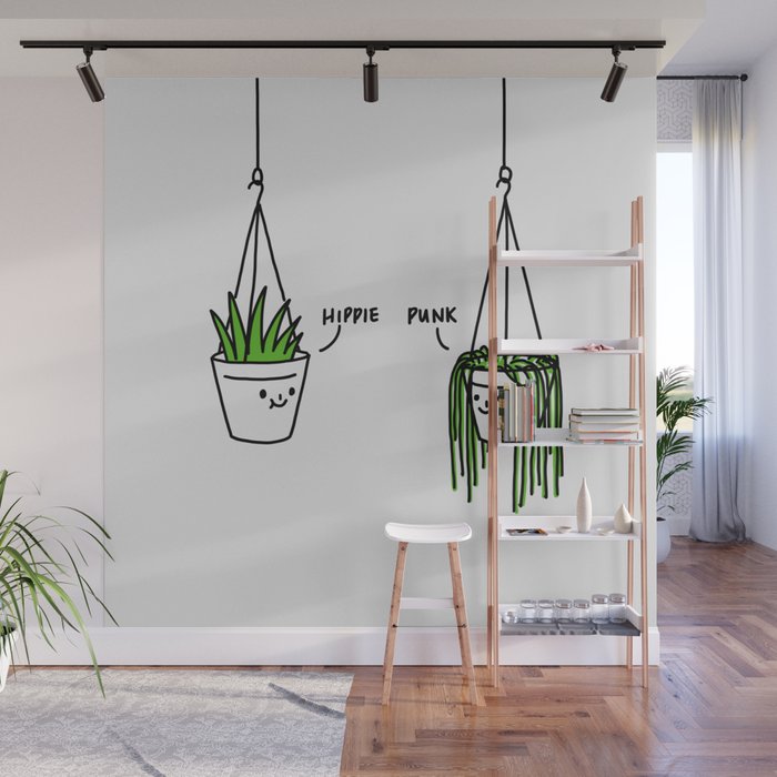 Hippie and Punk plants Wall Mural Gallery Image 1