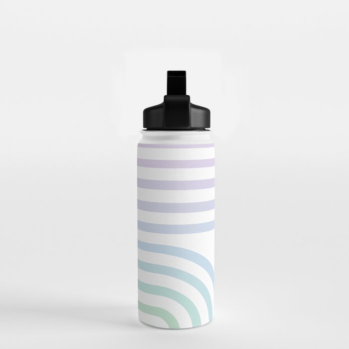 Bold Curvature Stripes XVII Water Bottle Gallery Image 2