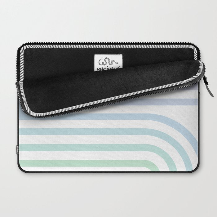 Bold Curvature Stripes XVII Laptop Sleeve Gallery Image 2