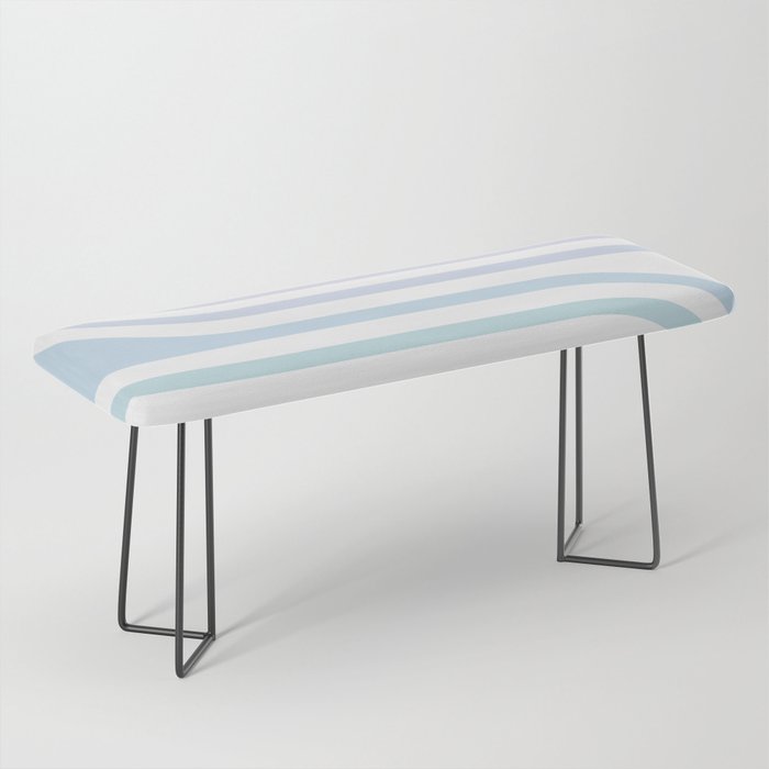 Bold Curvature Stripes XVII Bench Gallery Image 1